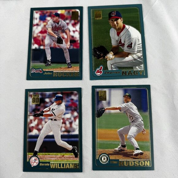 2001 Topps Baseball Cards Lot Of 190 NM With Opening Day & Barry Bonds + Teams - Picture 6 of 12